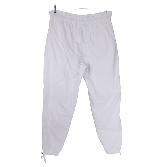 Vtg UnionBay Sportswear L Womens Jogger Pants White Pockets Barrel Y2K 90s - Picture 2 of 12